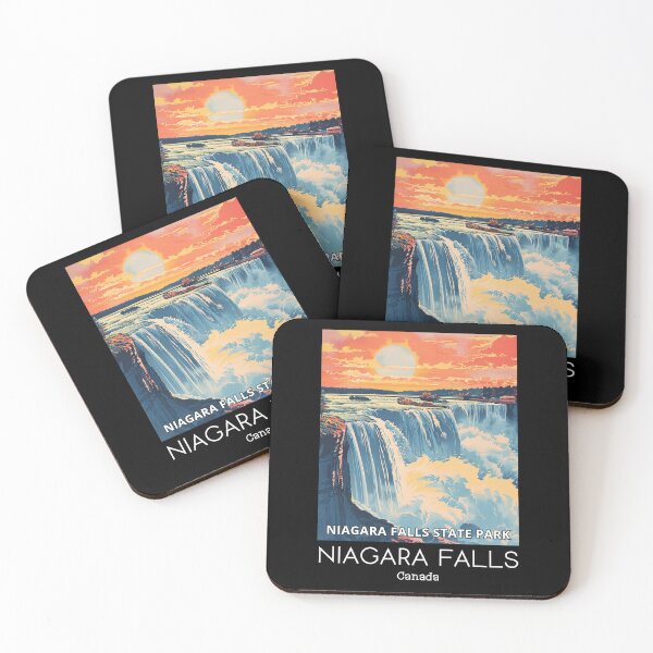 Item preview, A Vintage Travel Illustration of the Niagara Falls - Canada designed and sold by GoodOldVintage.
