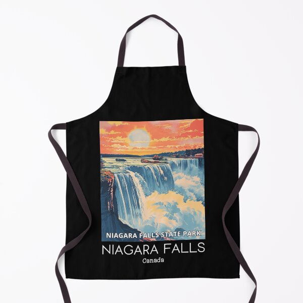 Item preview, A Vintage Travel Illustration of the Niagara Falls - Canada designed and sold by GoodOldVintage.