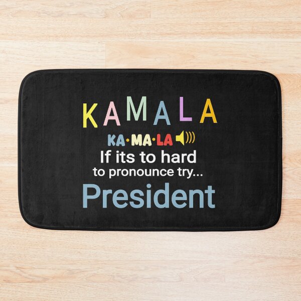 Item preview, kamala hard to pronounce president  designed and sold by vibeno1.