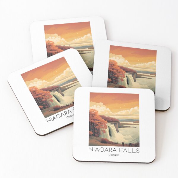 Item preview, A Vintage Travel Illustration of the Niagara Falls - Canada designed and sold by GoodOldVintage.