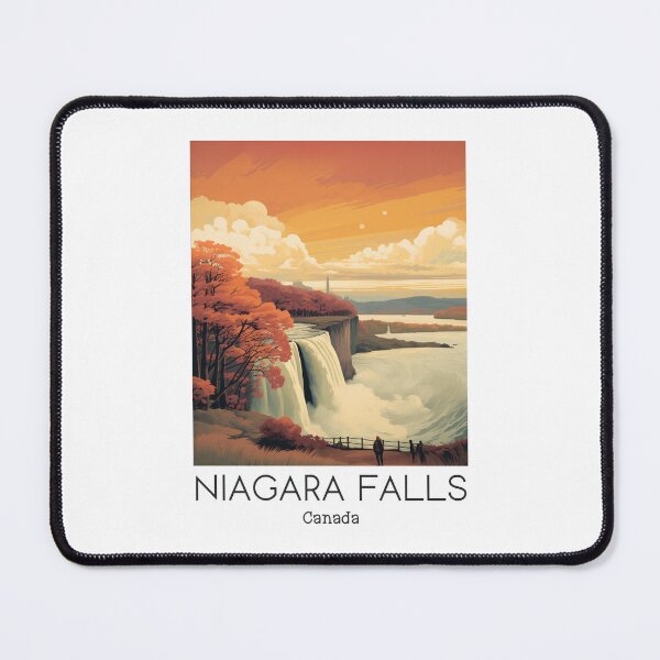Item preview, A Vintage Travel Illustration of the Niagara Falls - Canada designed and sold by GoodOldVintage.
