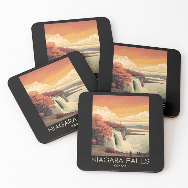 Item preview, A Vintage Travel Illustration of the Niagara Falls - Canada designed and sold by GoodOldVintage.