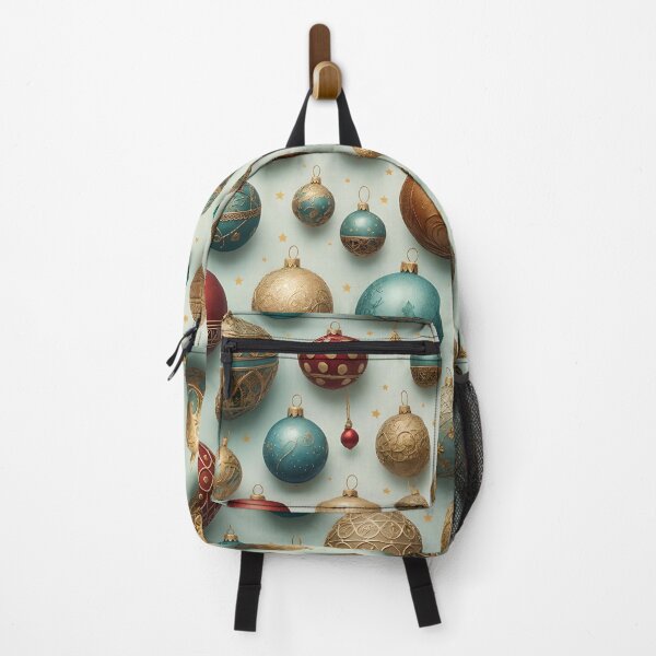Item preview, Christmas Baubles on Aqua designed and sold by LyndiiLoubie.