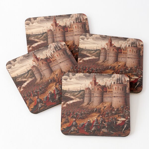 Item preview, Medieval - The Battle Of The Bastions designed and sold by KootenayDesigns.