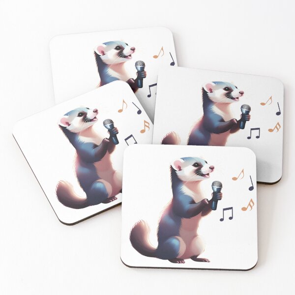 Item preview, Ferret Love : Singing :) designed and sold by critter-cuddle.