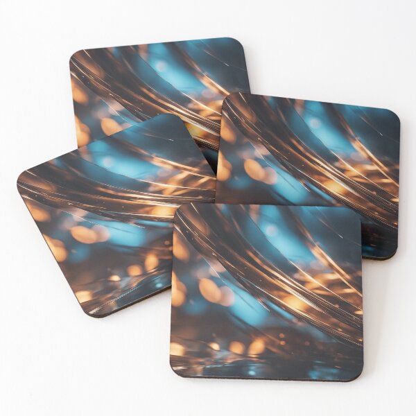 Item preview, Abstract gold and blue designed and sold by ADP76.
