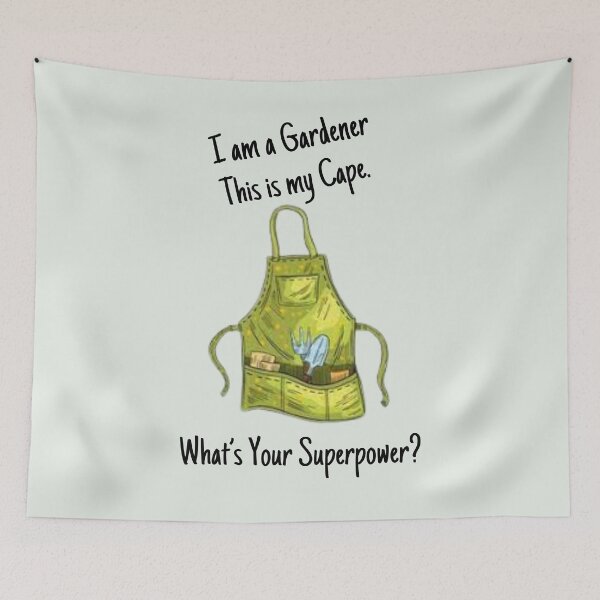 Item preview, Humor in the Garden, Greenthumbs can brag about the superpowers and Cape they have. designed and sold by DopeTeezCompany.