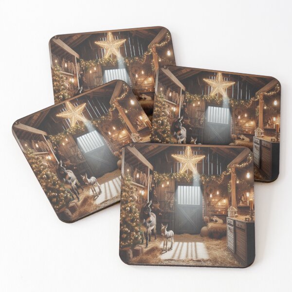 Item preview, Vintage Christmas Stable 3 designed and sold by harwoodkp.