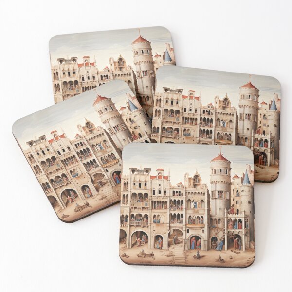 Item preview, Medieval - The Castle Courtyard designed and sold by KootenayDesigns.