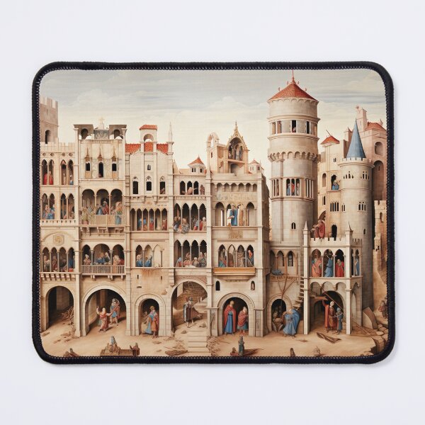 Item preview, Medieval - The Castle Courtyard designed and sold by KootenayDesigns.
