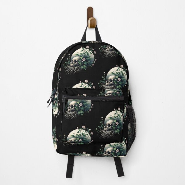 Item preview, Skull with Floral Growth Design designed and sold by pumsquare.
