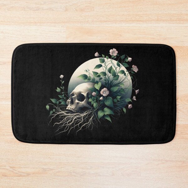 Item preview,  Skull with Floral Growth Design designed and sold by pumsquare.