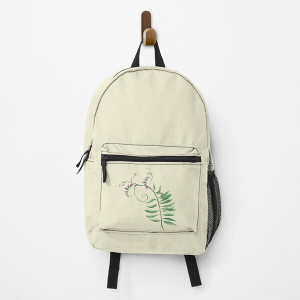 Item preview, Wild flowers twig with Mouse pea meadow green plant. Watercolor Wildflowers Hand drawn illustration designed and sold by BartolArt.
