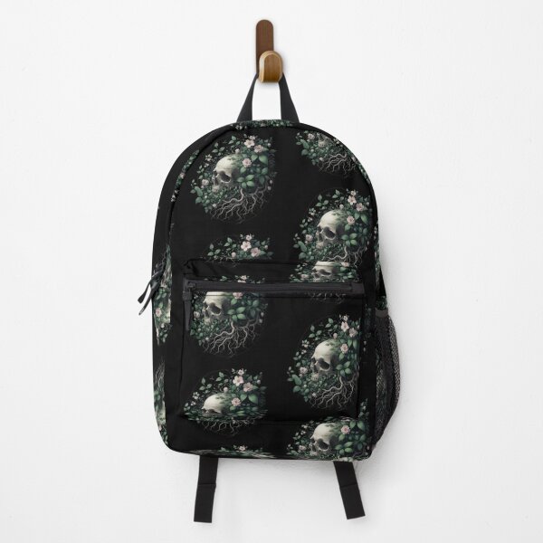 Item preview, Skull with Floral Vines and Roots designed and sold by pumsquare.