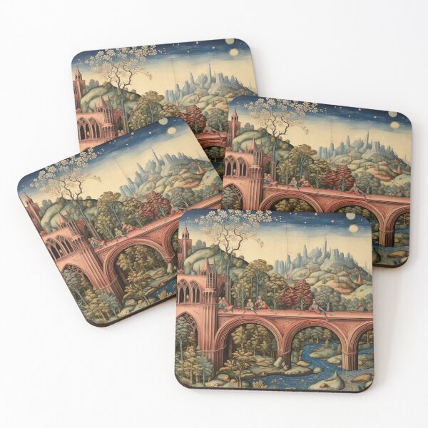 Item preview, Medieval - The Enchanted Bridge designed and sold by KootenayDesigns.