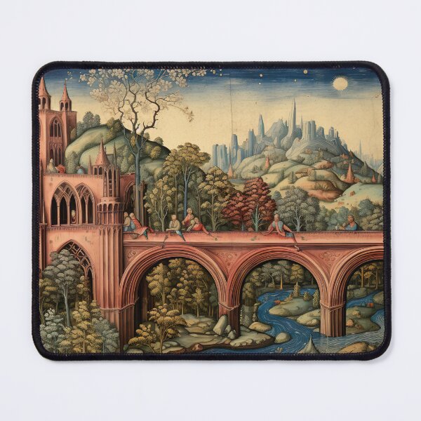 Item preview, Medieval - The Enchanted Bridge designed and sold by KootenayDesigns.