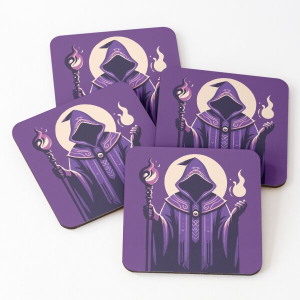 Item preview, Mystical Wizard in Purple Robe - Enchanting Fantasy Art designed and sold by -DEEWOLF-.