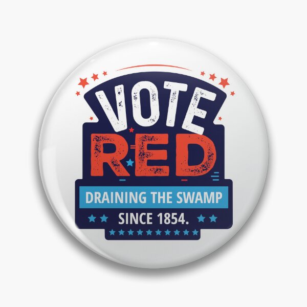 Item preview, Vote Red, Draining the Swamp Since 1854 designed and sold by printerrificart.