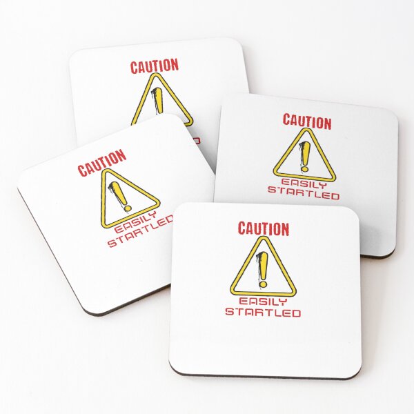 Item preview, Caution Easily Startled Artistic designed and sold by KoumlisArt.