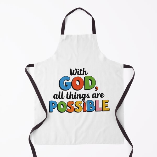 Item preview, With God All Things Are Possible designed and sold by ThreeftlyPicks.
