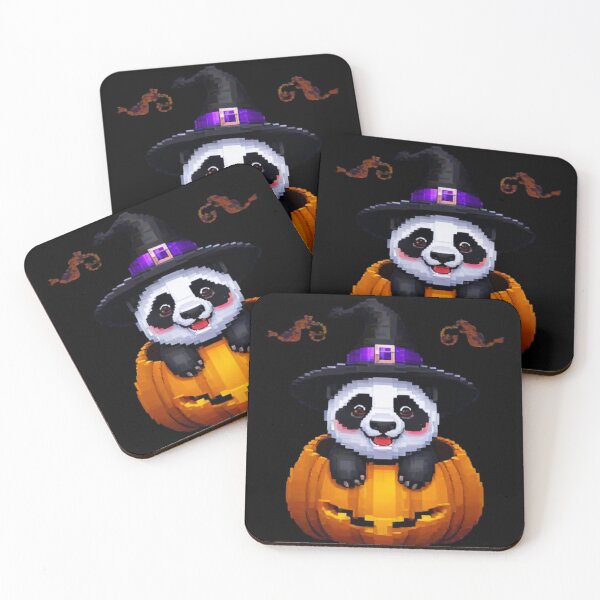 Item preview, Halloween Panda designed and sold by I-TimeCrafted.