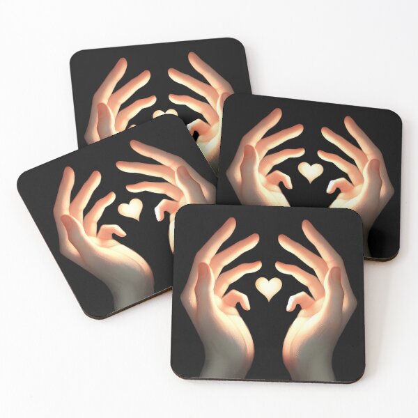 Item preview,  Glowing Hands Holding a Heart Light designed and sold by pumsquare.