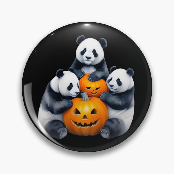 Artikelvorschau, Halloween-Pandas, entworfen und verkauft von I-TimeCrafted.