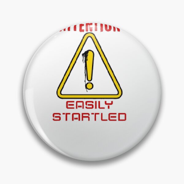 Item preview, Attention Easily Startled Artistic designed and sold by KoumlisArt.