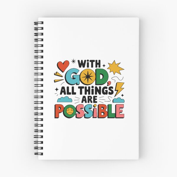 Item preview, With God All Things Are Possible - Omnipotence designed and sold by ThreeftlyPicks.