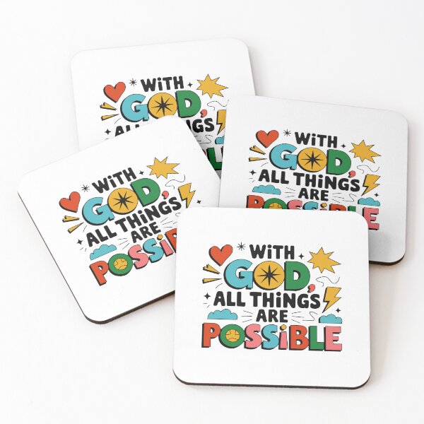 Item preview, With God All Things Are Possible - Omnipotence designed and sold by ThreeftlyPicks.