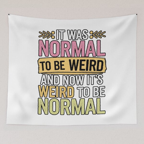 Item preview, Normal ser raro. Raro ser normal. designed and sold by Angry Swan Designs.