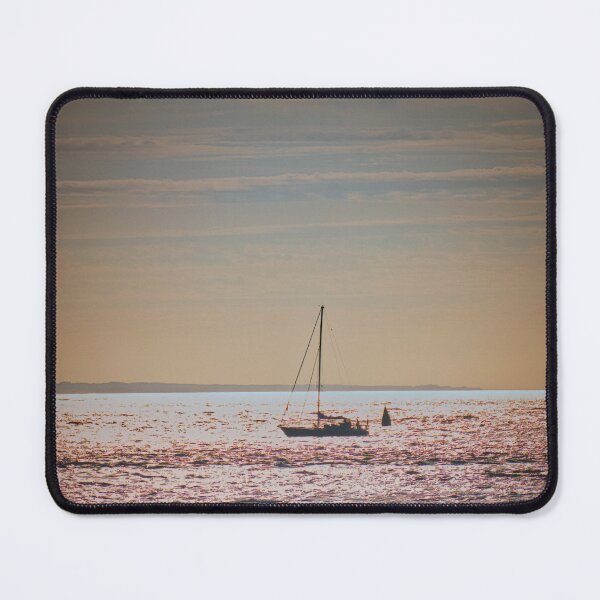 Item preview, Sailing boat at sunset off Norderney designed and sold by Ruhrpottpicture.