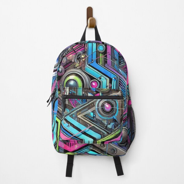 Item preview, Neon Circuitry: Futuristic Abstract Graffiti designed and sold by aunins7.