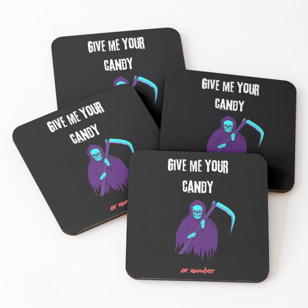 Item preview, Give Me Your Candy Or Number Funny Halloween  designed and sold by BlissThreads.