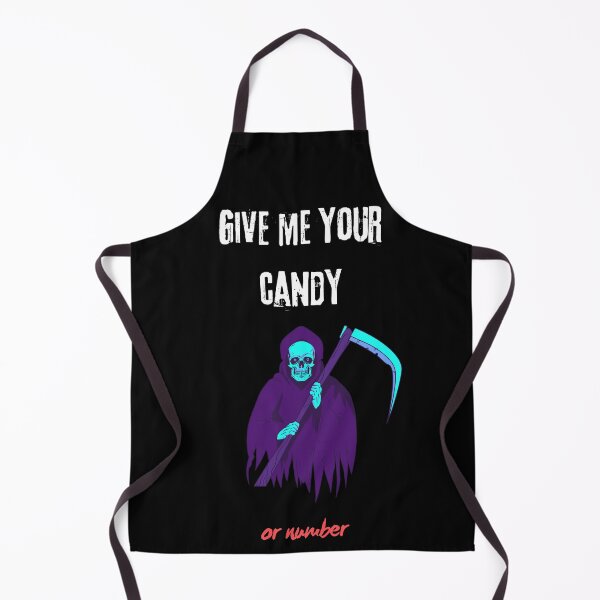 Item preview, Give Me Your Candy Or Number Funny Halloween designed and sold by BlissThreads.