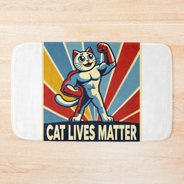Item preview, Cat lives matter / super hero cat designed and sold by LostForSpace.