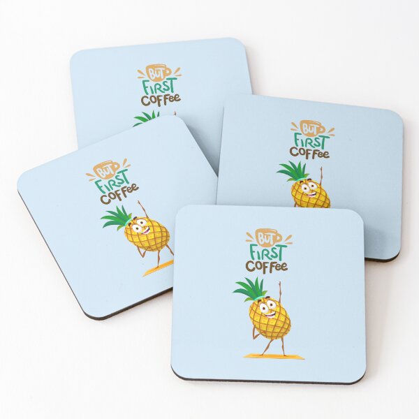 Item preview, But First Coffee Pineapple  designed and sold by FanFest.