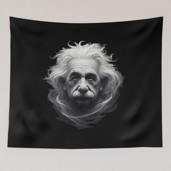 Item preview,  Surreal Einstein Portrait with Smoke Effect designed and sold by pumsquare.