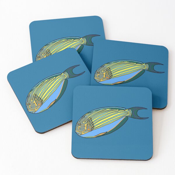 Item preview, Lined Surgeonfish designed and sold by Leapingdoe.