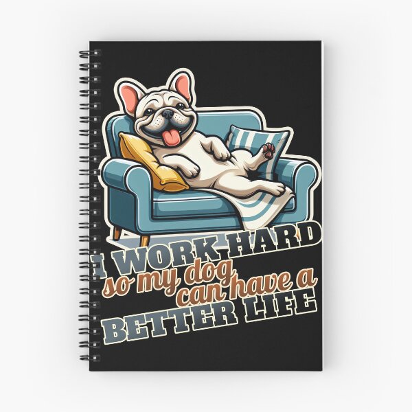 Item preview, Work hard French bulldog, frenchie Couch, Sofa designed and sold by ThisDress.