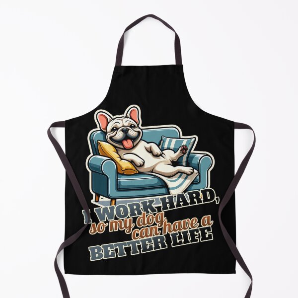 Item preview, Work hard French bulldog, frenchie Couch, Sofa designed and sold by ThisDress.