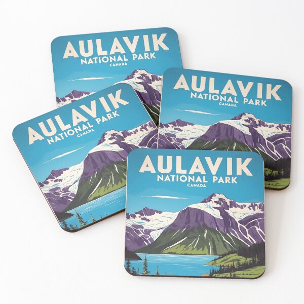 Item preview, Aulavik National Park Canada Vintage Travel Tourism  designed and sold by TravelersGems.