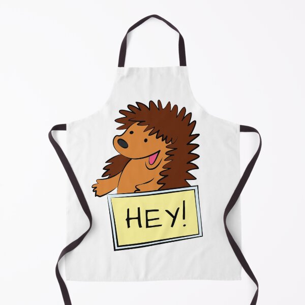 Item preview, cheerful hedgehog says hey designed and sold by Ekaterina  Biserova.