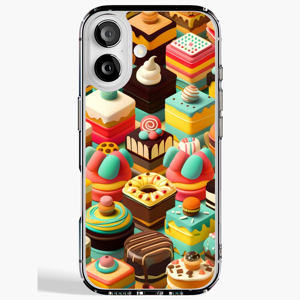 iPhone Soft Case - Frosted Isometric Pastries