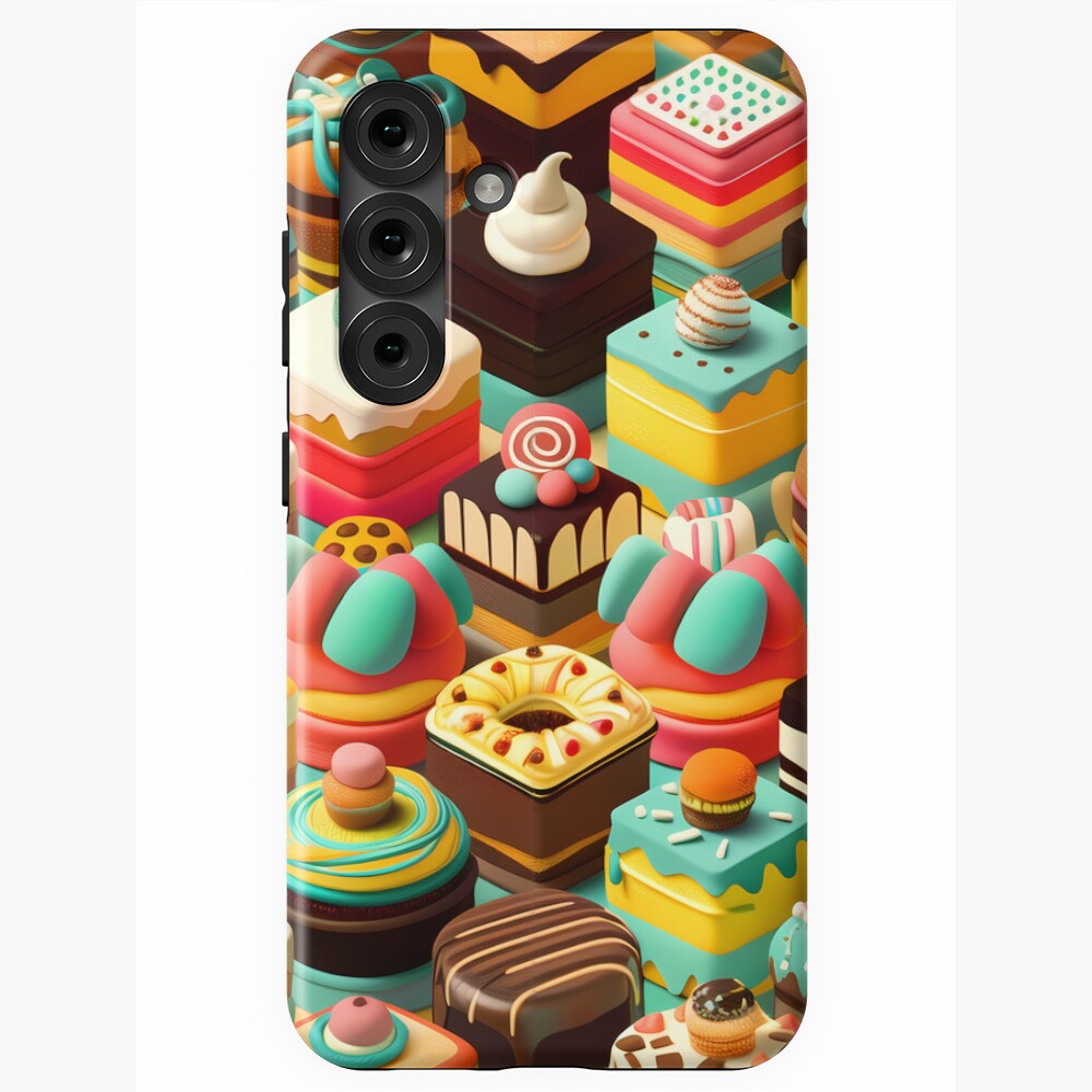 Samsung Galaxy Tough Case - Frosted Isometric Pastries