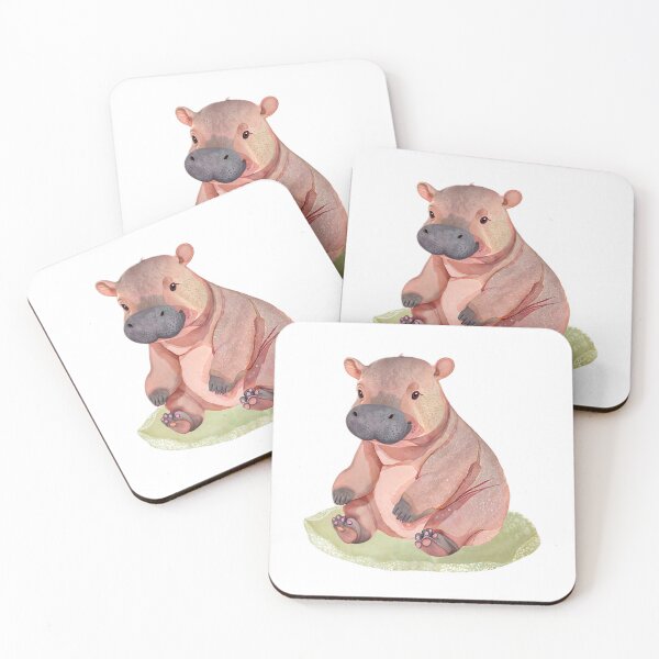 Item preview, Moo Deng Hippo Sticker.  designed and sold by AlinaMalina24.