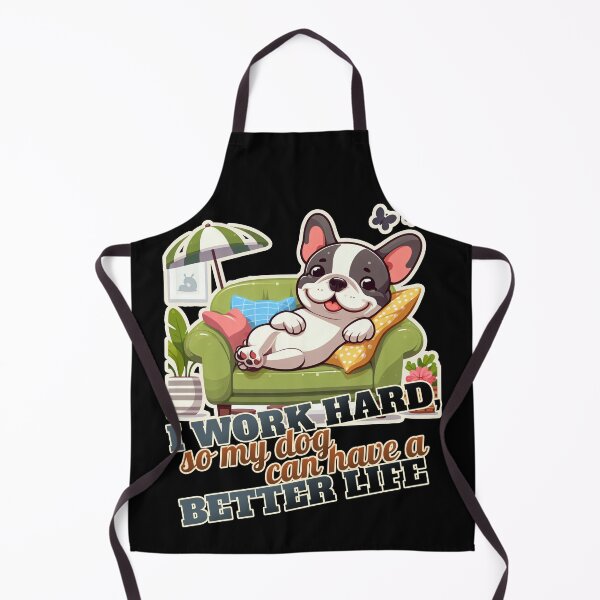 Item preview, Work hard French bulldog, frenchie Couch, Sofa designed and sold by ThisDress.