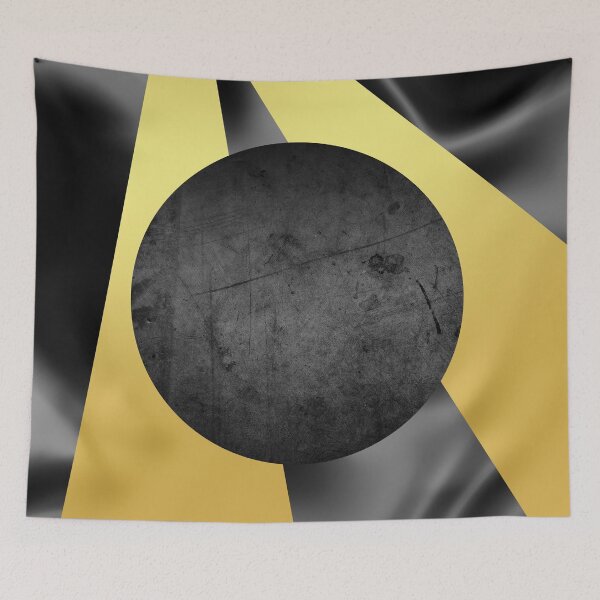 Item preview, BLACK AND GOLD ABSTRACT GEOMETRIC DESIGN designed and sold by asudesign.