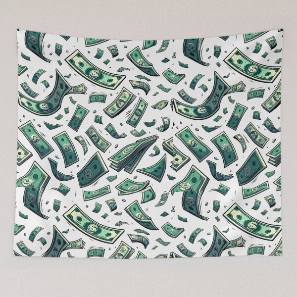 Item preview, Una cantidad infinita de dinero lloviendo designed and sold by LostForSpace.