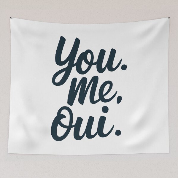 Item preview, You. Me. Oui. designed and sold by Angry Swan Designs.